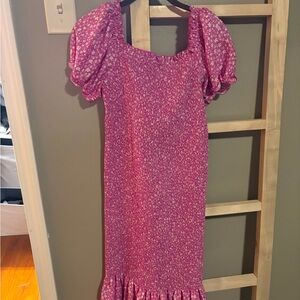 Amazon Pink Floral Dress